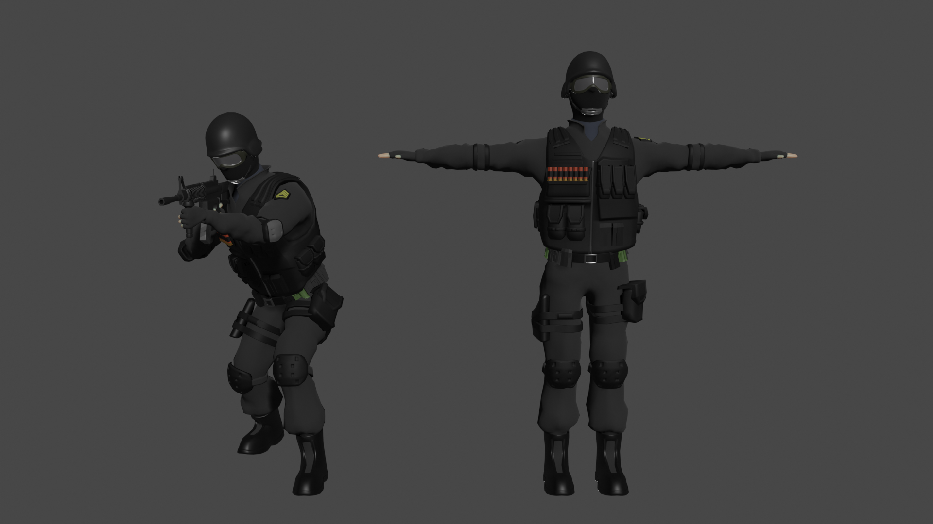 Rigged SWAT Officer preview image 1